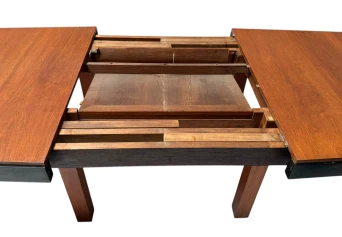 Art Deco Modernist Extending Dining Room Table by Toko v/d Pol Semarang, 1920s